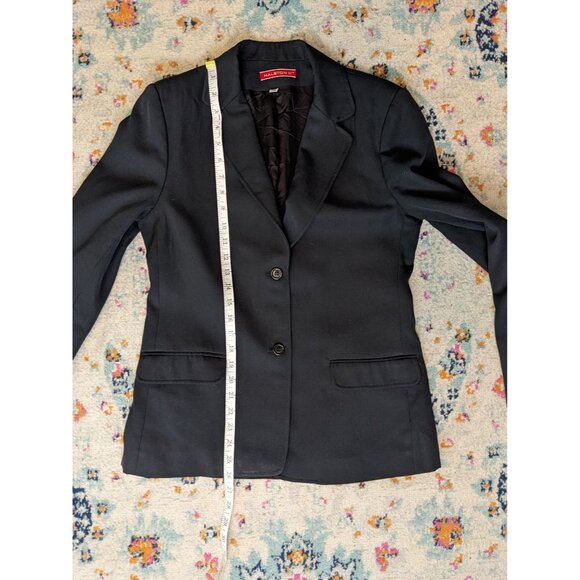 Vintage 1980's Halston III Skirt Suit in Black - 10/12 - Picture 7 of 15